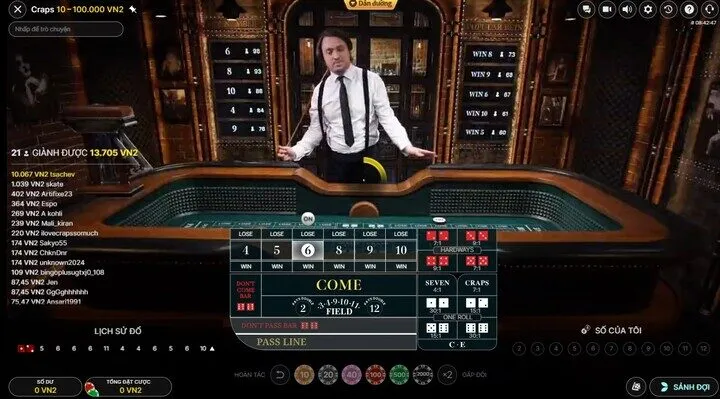 Chia sẻ luật chơi chi tiết của game Craps 789win 