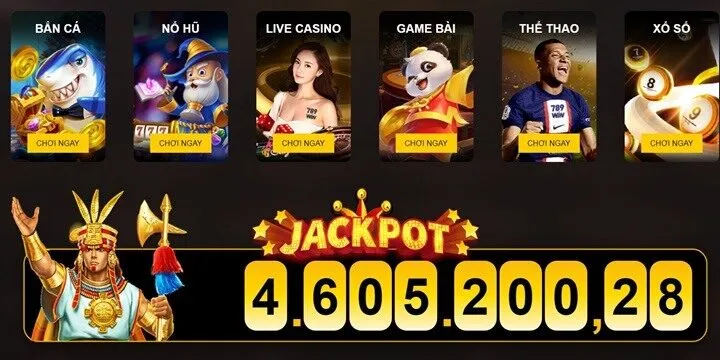 Sảnh sản phẩm chỉ có ở 789 Win