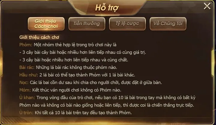 Giới thiệu game bài phỏm 789win