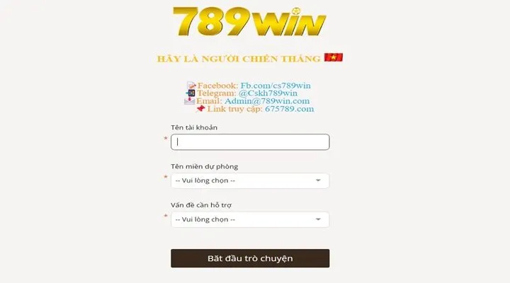 Những trường hợp game thủ cần liên hệ 789Win