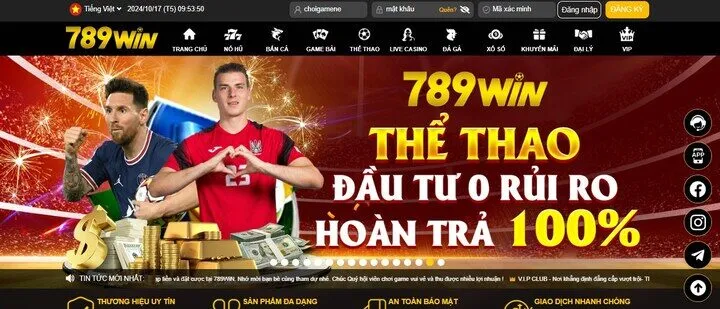 Hướng dẫn lấy lại mật khẩu khi quên mật khẩu 789win