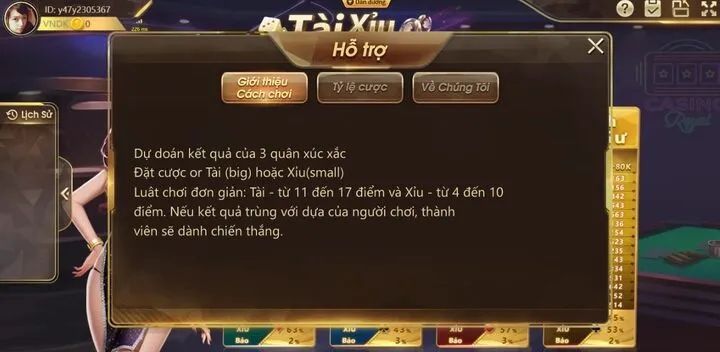 Hướng dẫn tham gia game Tài xỉu 789win